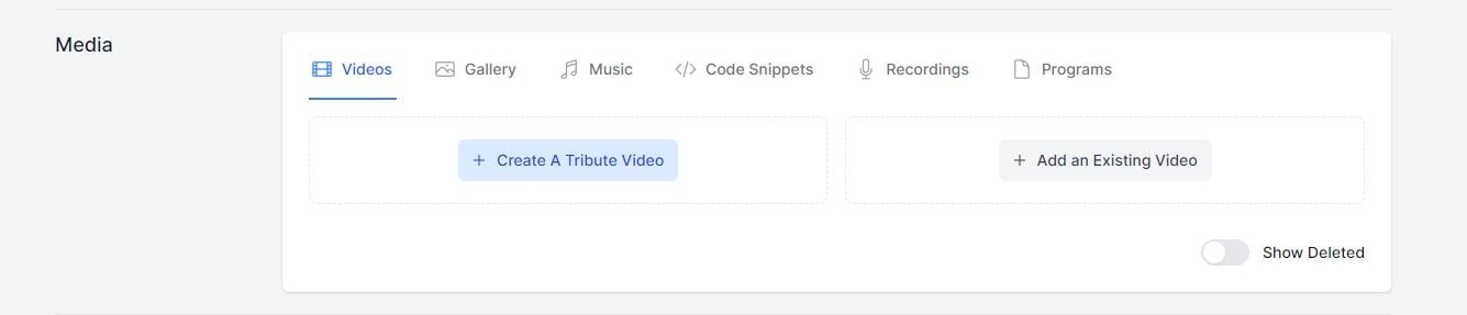 How do I create an obituary?
